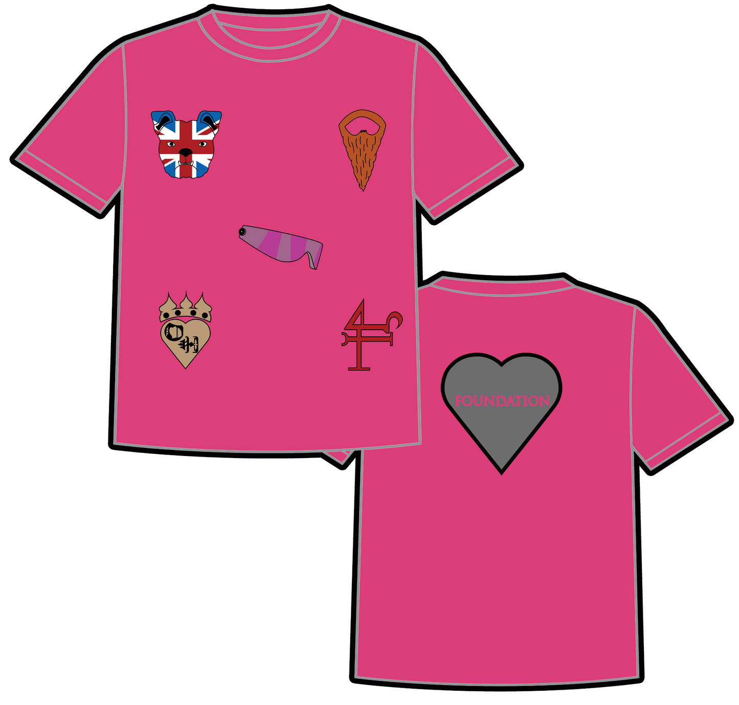 Hart Foundation Version 2 T-Shirt
